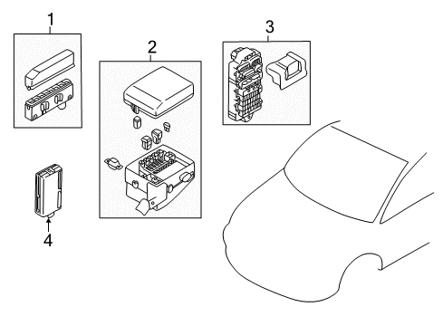 2003 Mitsubishi Lancer Electrical Components