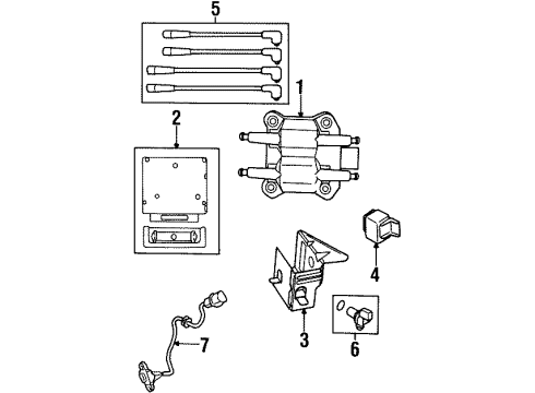1998 Mitsubishi Eclipse Ignition System Diagram