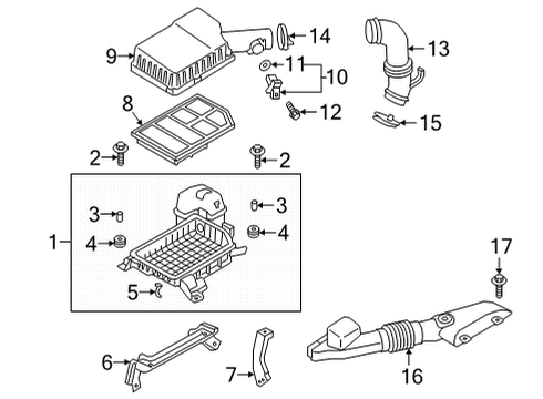2022 Mitsubishi Outlander PHEV Air Intake