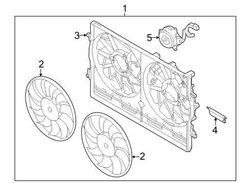 2025 Mitsubishi Outlander PHEV Cooling Fan