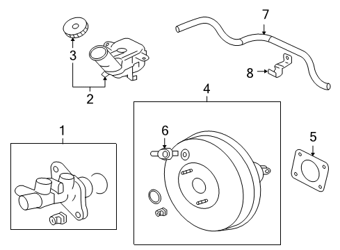 2008 Mitsubishi Outlander Dash Panel Components