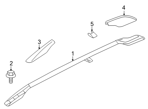 2012 Mitsubishi Outlander Luggage Carrier