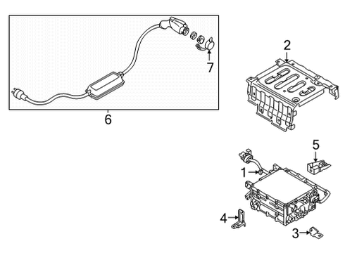 2021 Mitsubishi Outlander PHEV Electrical Components Diagram 2