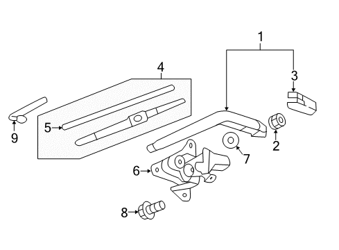 2014 Mitsubishi Mirage Wiper & Washer Components