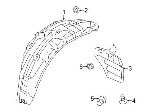2022 Mitsubishi Outlander PHEV Exterior Trim - Quarter Panel