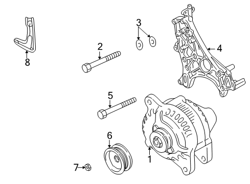 2001 Mitsubishi Montero Alternator Diagram 2
