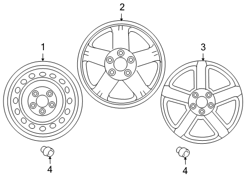 2008 Mitsubishi Outlander Wheels