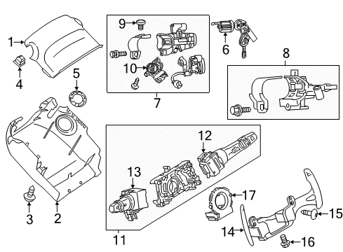 2017 Mitsubishi Outlander Ignition Lock