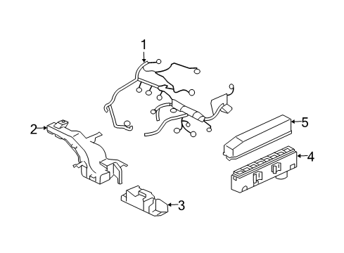 2005 Mitsubishi Endeavor Wiring Harness