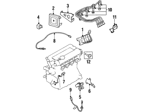 1996 Mitsubishi Eclipse Ignition System Diagram 2