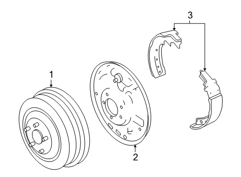 2006 Mitsubishi Raider Brake Components