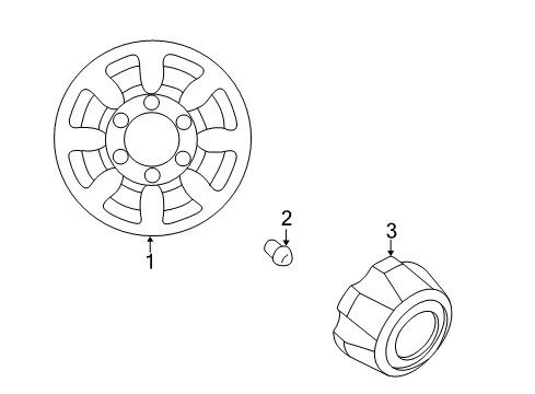 2001 Mitsubishi Montero Wheels