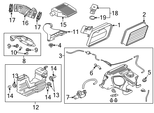 2008 Mitsubishi Galant Cover Diagram for 1500A327