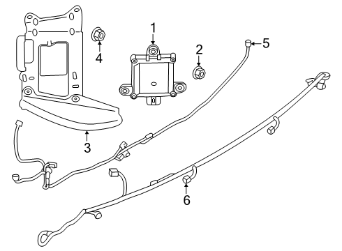 2020 Mitsubishi Eclipse Cross Electrical Components - Rear Bumper