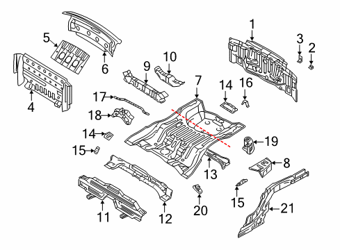 2004 Mitsubishi Eclipse Rear Body