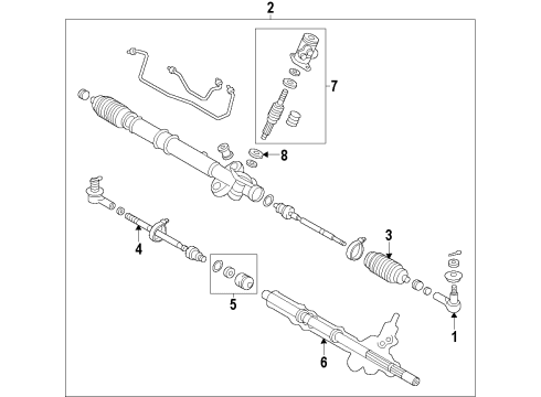 2011 Mitsubishi Endeavor P/S Pump & Hoses