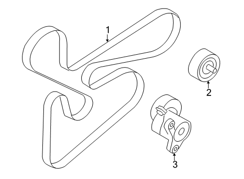 2012 Mitsubishi Outlander Belts & Pulleys