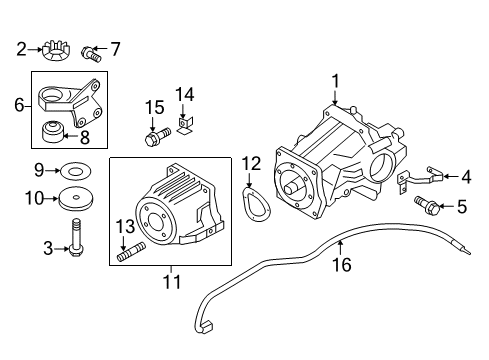 2020 Mitsubishi Outlander Sport Axle & Differential - Rear