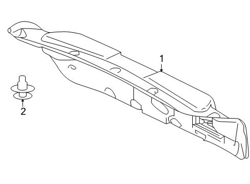 2013 Mitsubishi Lancer Interior Trim - Trunk Diagram 2