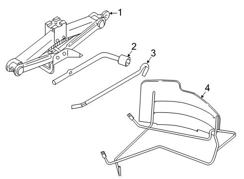 2017 Mitsubishi Outlander Jack & Components