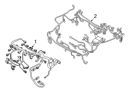 2022 Mitsubishi Eclipse Cross Wiring Harness