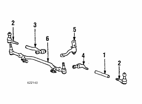 1984 Mitsubishi Starion Steering Gear & Linkage