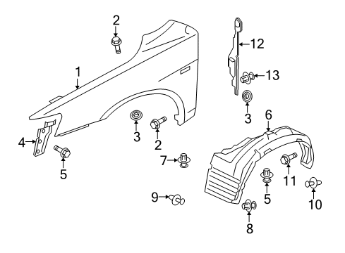 2008 Mitsubishi Lancer Rear Insulator, Driver Side Diagram for 5220D797