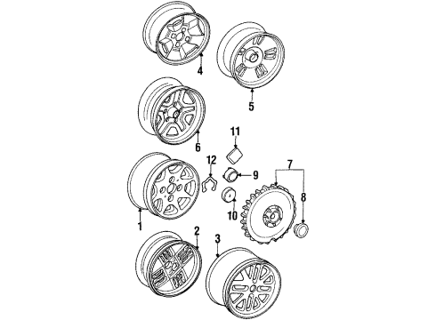 1984 Mitsubishi Starion Wheels