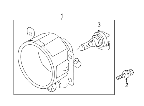 2015 Mitsubishi Outlander Fog Lamps