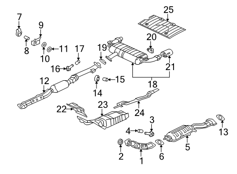 2013 Mitsubishi Lancer Exhaust System Diagram 2