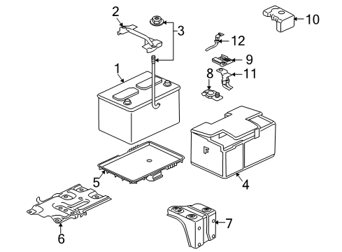 2011 Mitsubishi Endeavor Battery