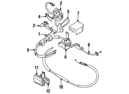 1998 Mitsubishi Galant Cruise Control System