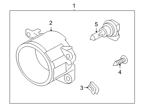 2011 Mitsubishi Endeavor Fog Lamps