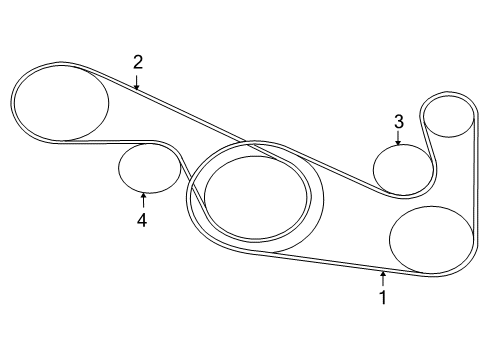 2007 Mitsubishi Outlander Belts & Pulleys