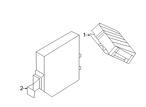 2019 Mitsubishi Outlander PHEV Electrical Components Diagram 5