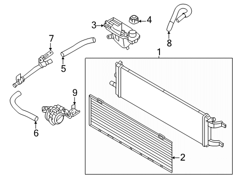 2023 Mitsubishi Outlander PHEV Auxiliary Pump Diagram for 9427A150