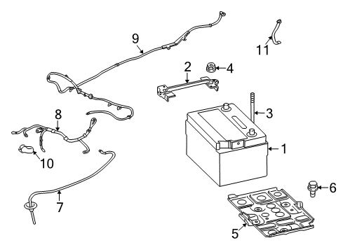 2008 Mitsubishi Lancer Battery