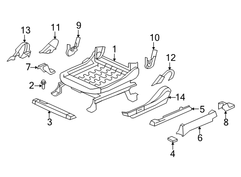 2022 Mitsubishi Outlander PHEV Tracks & Components Diagram 2