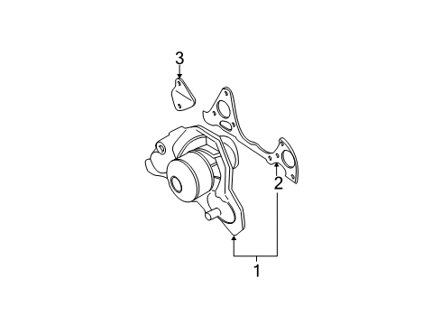 2002 Mitsubishi Eclipse Water Pump Diagram 2