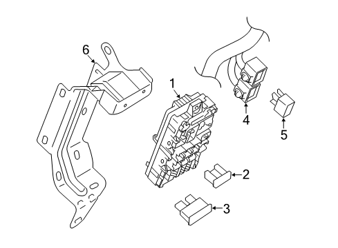 2017 Mitsubishi Mirage G4 Fuse & Relay Diagram 2
