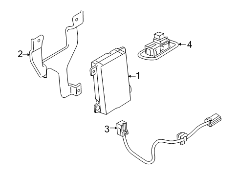 2017 Mitsubishi Mirage Communication System Components