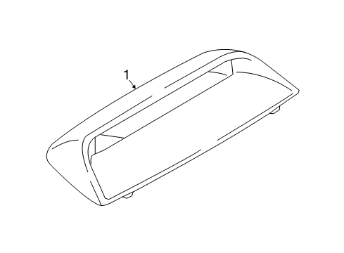 2017 Mitsubishi Mirage G4 High Mount Lamps