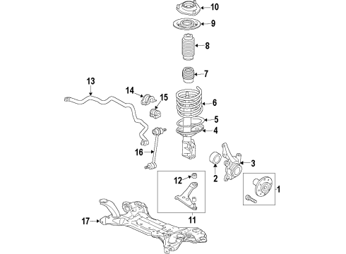 2017 Mitsubishi Outlander Front Suspension
