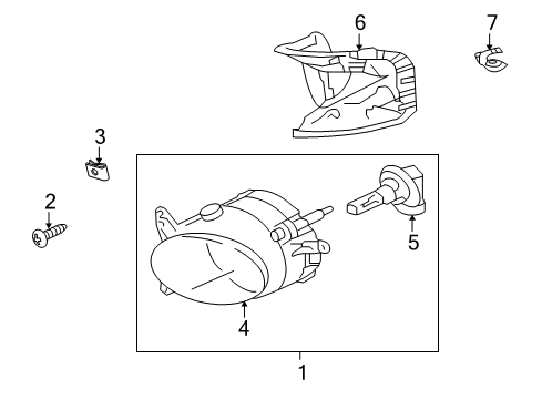 2012 Mitsubishi Lancer Bulbs Diagram 2