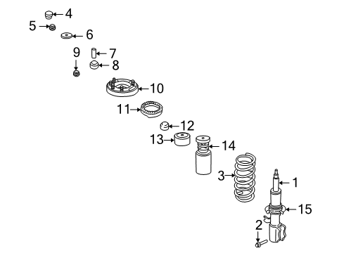 2001 Mitsubishi Montero Shocks & Components