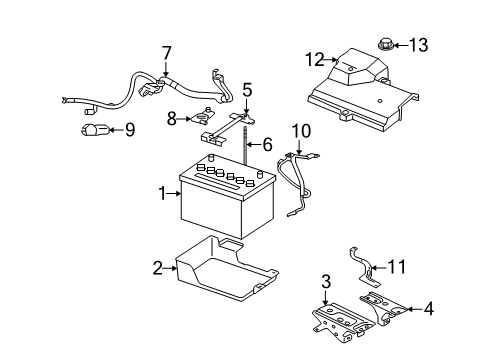 2012 Mitsubishi Lancer Battery