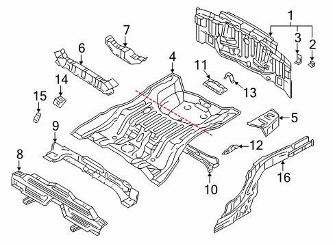 2000 Mitsubishi Eclipse Rear Body