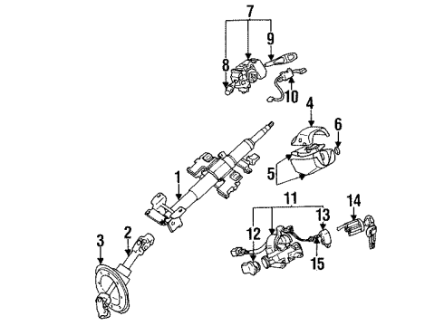 1997 Mitsubishi Eclipse Switches Diagram 2