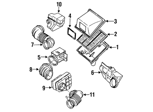 1996 Mitsubishi Diamante Air Inlet