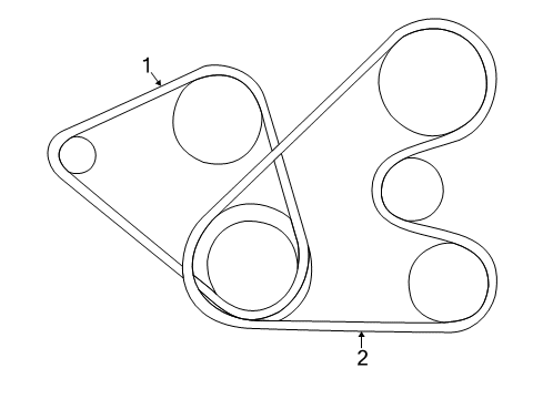 2003 Mitsubishi Galant Belts & Pulleys